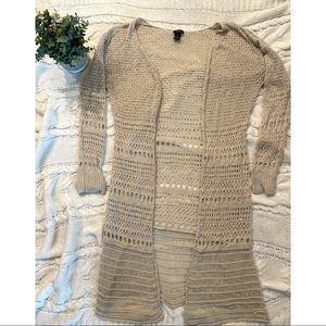 Rue 21 XL Cream Duster Cardigan